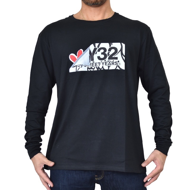 ��SALE�� �礭�������� ��� SY32 by SWEET YEARS ���������ȥ��䡼�� HEAT DRIP BOX LOGO L/S TEE ����T Ĺµ�ԥ���� XXL XXXL XXXXL [M�� 1/1]