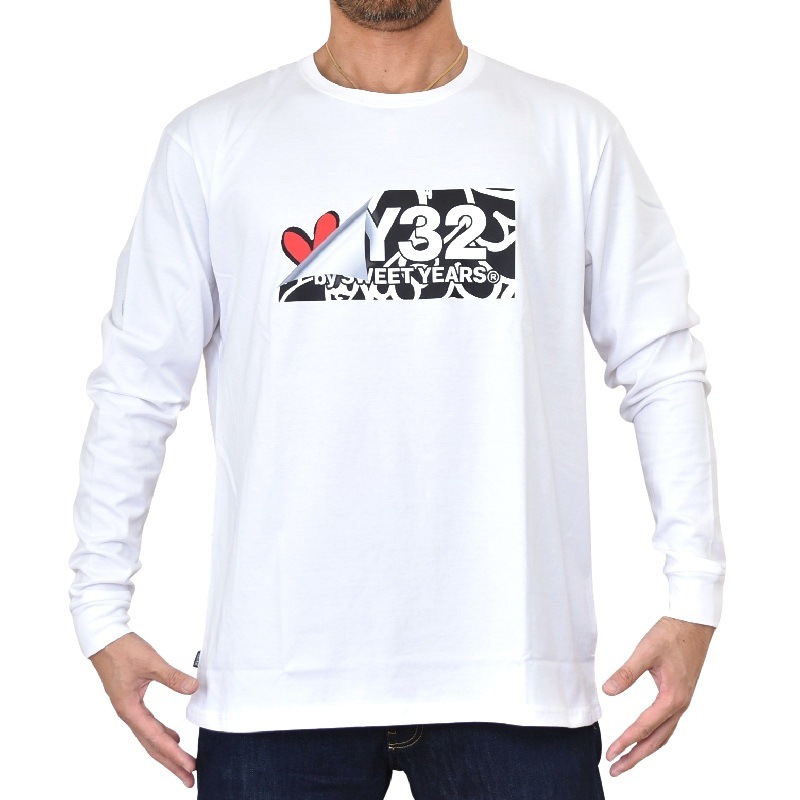 ��SALE�� �礭�������� ��� SY32 by SWEET YEARS ���������ȥ��䡼�� HEAT DRIP BOX LOGO L/S TEE ����T Ĺµ�ԥ���� XXL XXXL XXXXL [M�� 1/1]