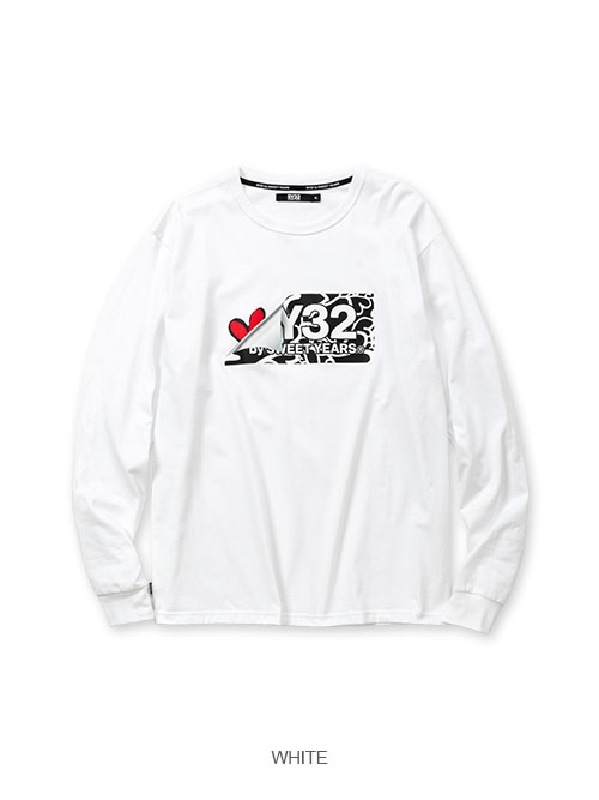 ��SALE�� �礭�������� ��� SY32 by SWEET YEARS ���������ȥ��䡼�� HEAT DRIP BOX LOGO L/S TEE ����T Ĺµ�ԥ���� XXL XXXL XXXXL [M�� 1/1]