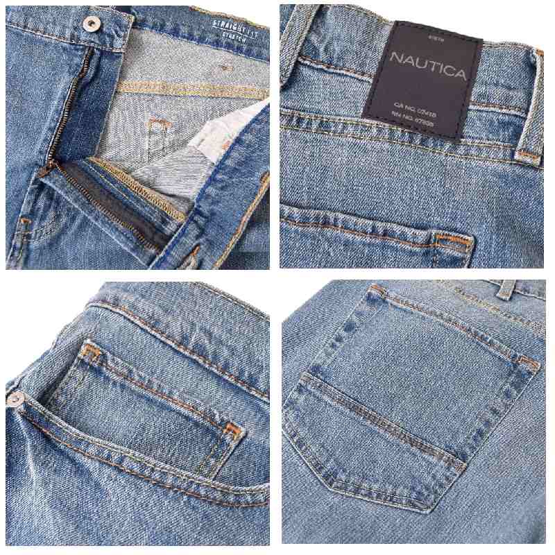 ��SALE���礭�������� ��� NAUTICA �Ρ��ƥ��� �Ρ����� �����ѥ� �ǥ˥� ������ �桼���ɲù� �����å���ù� ���ȥ�å� STRAIGHT FIT 40 42�����