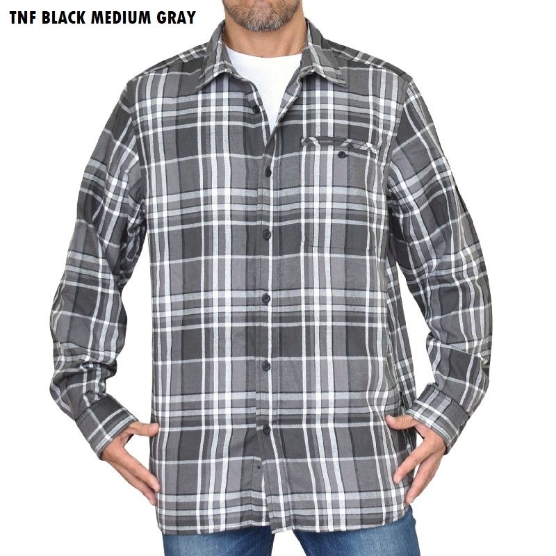 �礭�������� ��� �Ρ����ե����� Ĺµ �����å��� �����֥� ����� USA��ǥ� THE NORTH FACE JUNCTION WOVEN SHIRT XL XXL