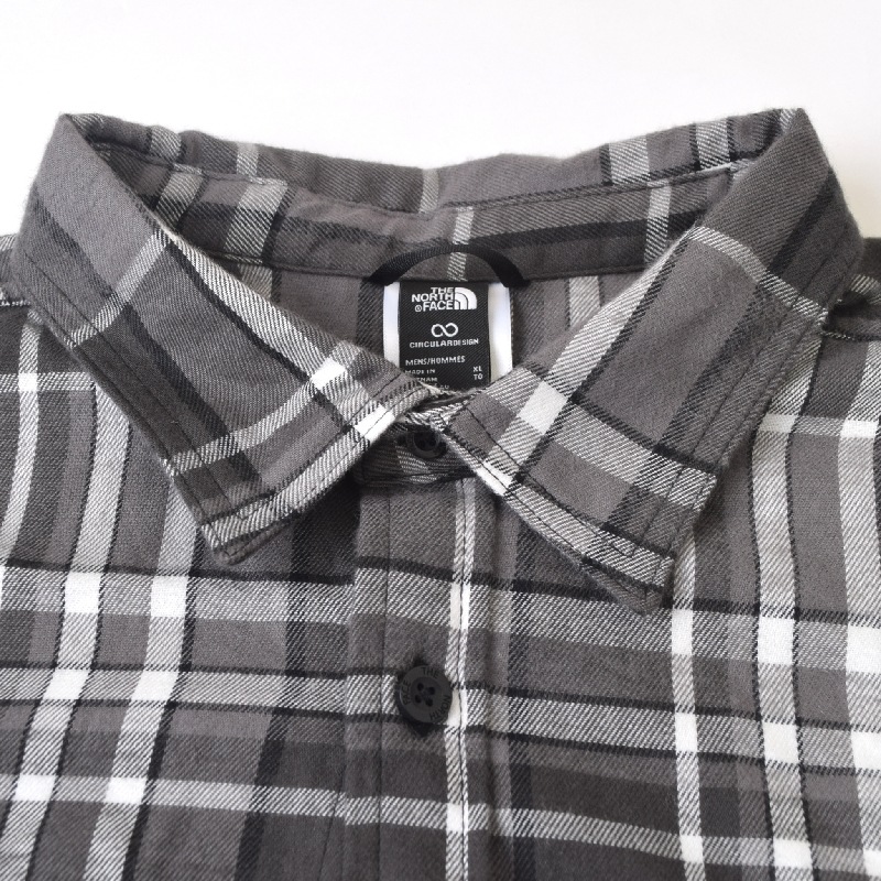 �礭�������� ��� �Ρ����ե����� Ĺµ �����å��� �����֥� ����� USA��ǥ� THE NORTH FACE JUNCTION WOVEN SHIRT XL XXL