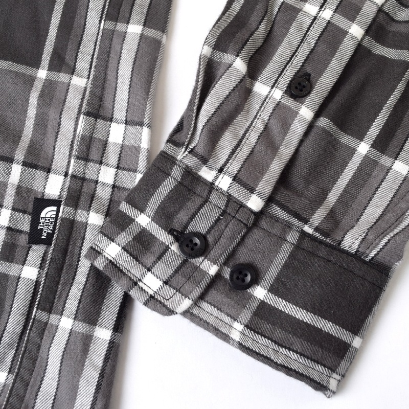 �礭�������� ��� �Ρ����ե����� Ĺµ �����å��� �����֥� ����� USA��ǥ� THE NORTH FACE JUNCTION WOVEN SHIRT XL XXL