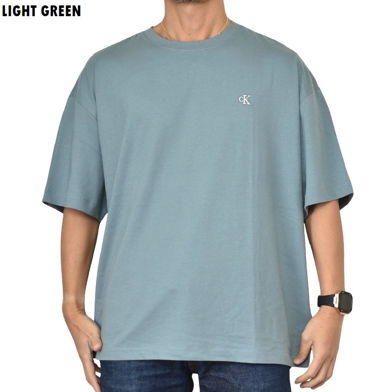 �礭�������� ��� CK Calvin Klein jeans ����Х󥯥饤�󥸡��� �ӥå����륨�å� ���롼�ͥå� Ⱦµ�ԥ���� ���ݥ���Ȼɽ� XL XXL