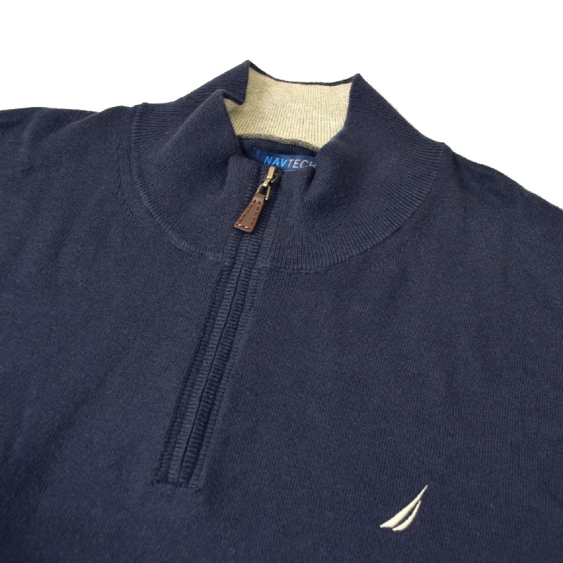 �礭�������� ��� NAUTICA �Ρ��ƥ��� �Ρ����� �ϡ��ե��å� �������� �˥å� ���ݥ���� XL XXL XXXL