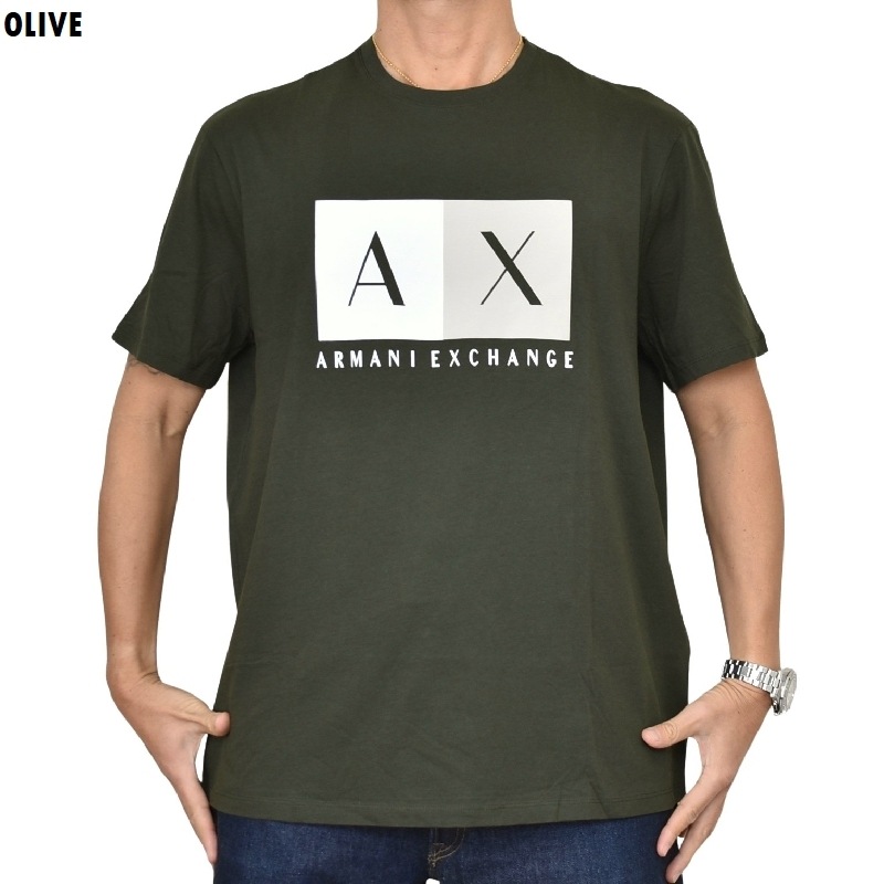 礭  ޡ˥ A/X ARMANI EXCHANGE 롼ͥå ץ Ⱦµԥ REGULAR FIT XXL