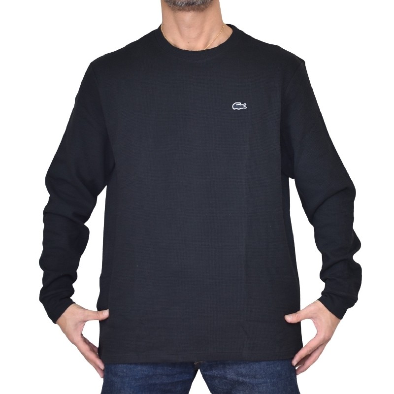 �礭�������� ��� �饳���� Lacoste ���롼�ͥå� ��åե����� Ĺµ�ԥ���� ���ݥ���� Cotton Lounge T-Shirt XL XXL