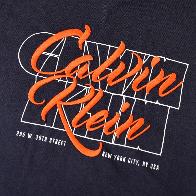 �礭�������� ��� CK Calvin Klein ����Х󥯥饤�� ���롼�ͥå� Ⱦµ�ԥ���� �����ɽ� XXL