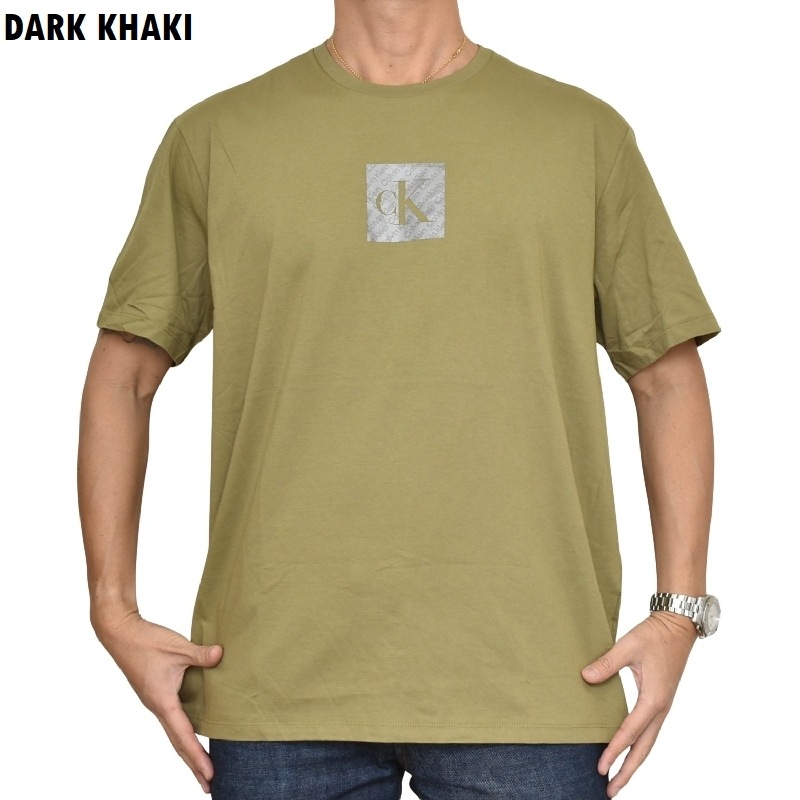 礭  CK Х󥯥饤 Calvin Klein 롼ͥå Ⱦµԥ ܥåץ  ֥å XL XXL