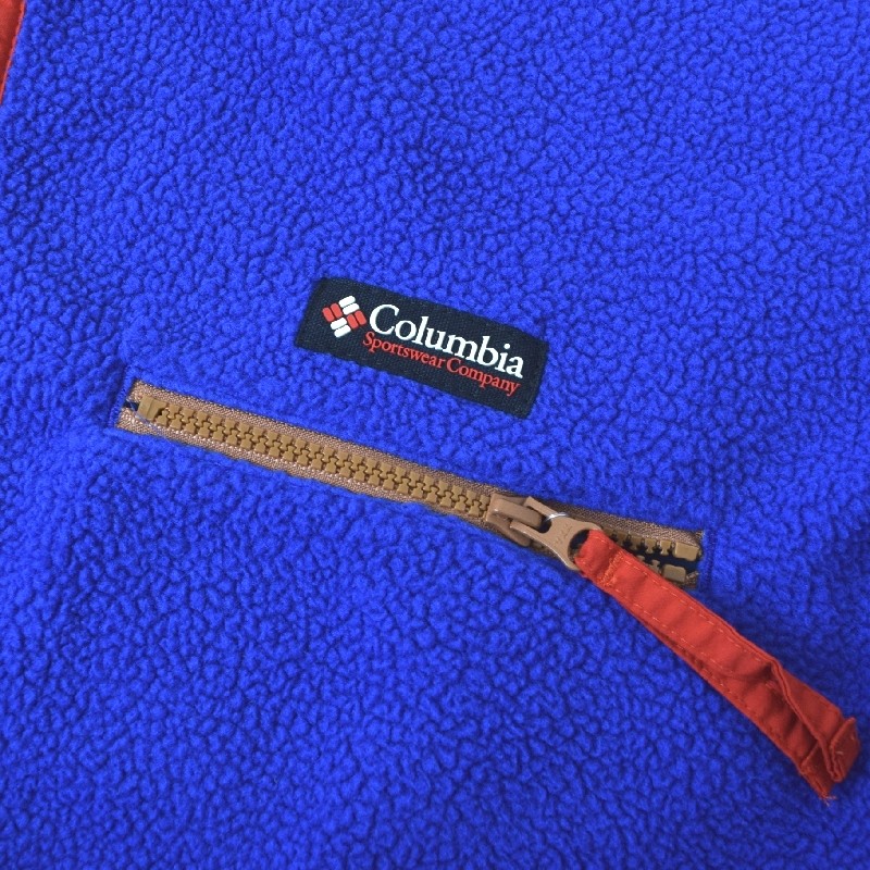 �礭�������� ��� COLUMBIA ������ӥ� �ե꡼�����㥱�å� �ϡ��ե��ʥå� �ץ륪���С� USA��ǥ� HALF SNAP FLEECE XL XXL