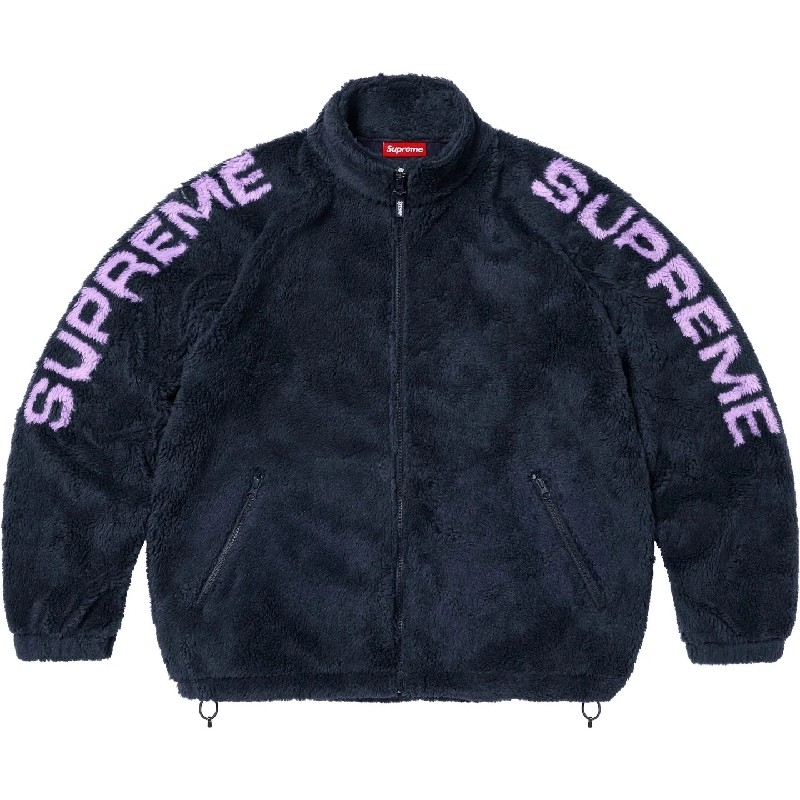 �礭�������� ��� Supreme ����ץ꡼�� Shoulder Logo Fleece Jacket �������������ե꡼�����㥱�å� XL XXL