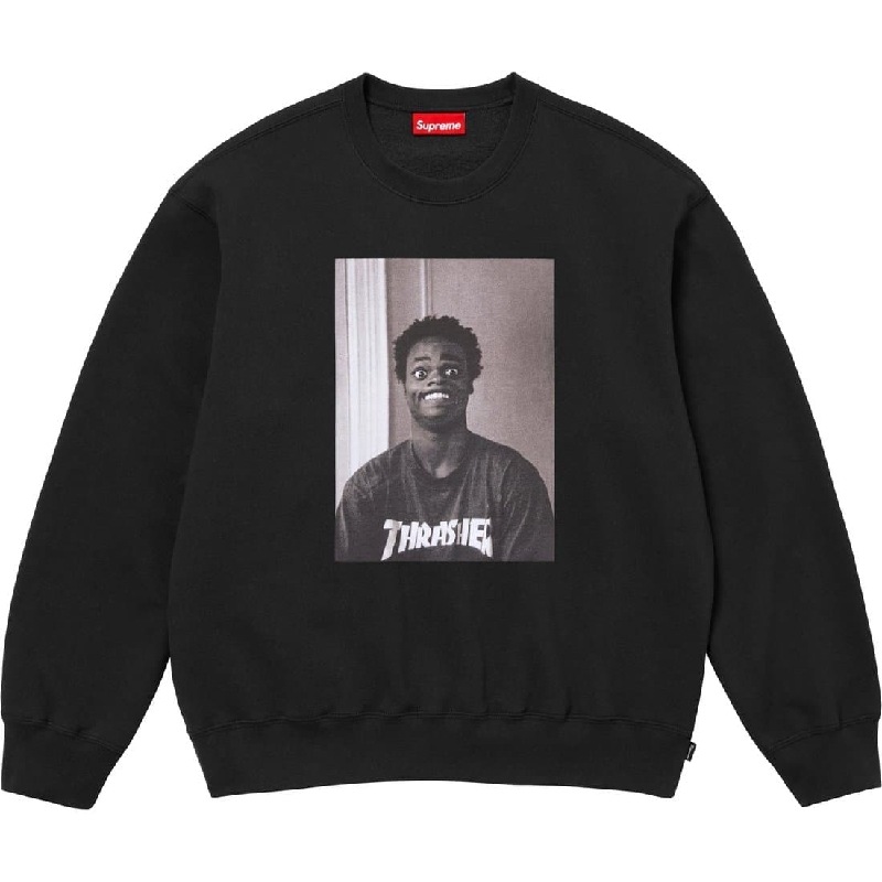 礭  Supreme ץ꡼ Thrasher Harold Crewneck å㡼 롼ͥå åȥ إӡ ΢  L XL