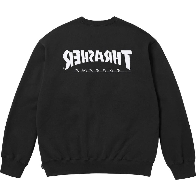 礭  Supreme ץ꡼ Thrasher Harold Crewneck å㡼 롼ͥå åȥ إӡ ΢  L XL