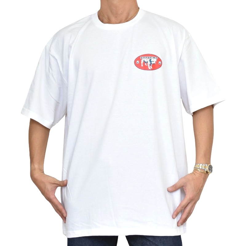 �礭�������� ��� Supreme ����ץ꡼�� Dalmatian Tee Ⱦµ T����� XXL