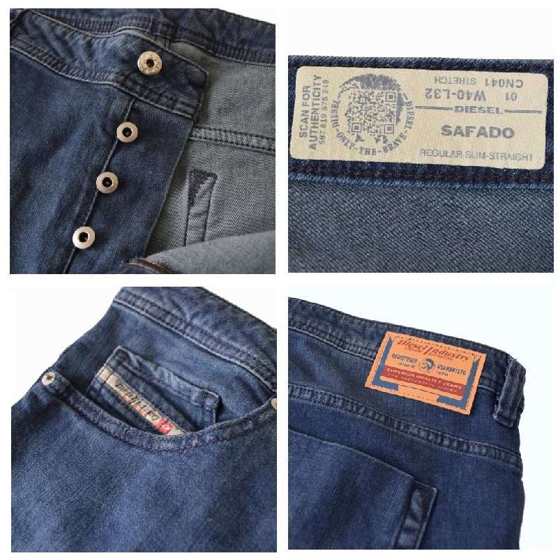 ��SALE�� �礭�������� ��� DIESEL �ǥ������� �ǥ˥�ѥ�� ������ �쥮��顼 ����� ���ȥ졼�� SAFADO CN041 STRETCH 38 40�����