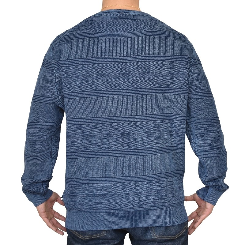 �礭�������� ��� NAUTICA �Ρ��ƥ��� stonewashed crewneck sweater ���ȡ��󥦥��å��� ���롼�ͥå� �������� �˥å� ���ݥ���� XXL XXXL