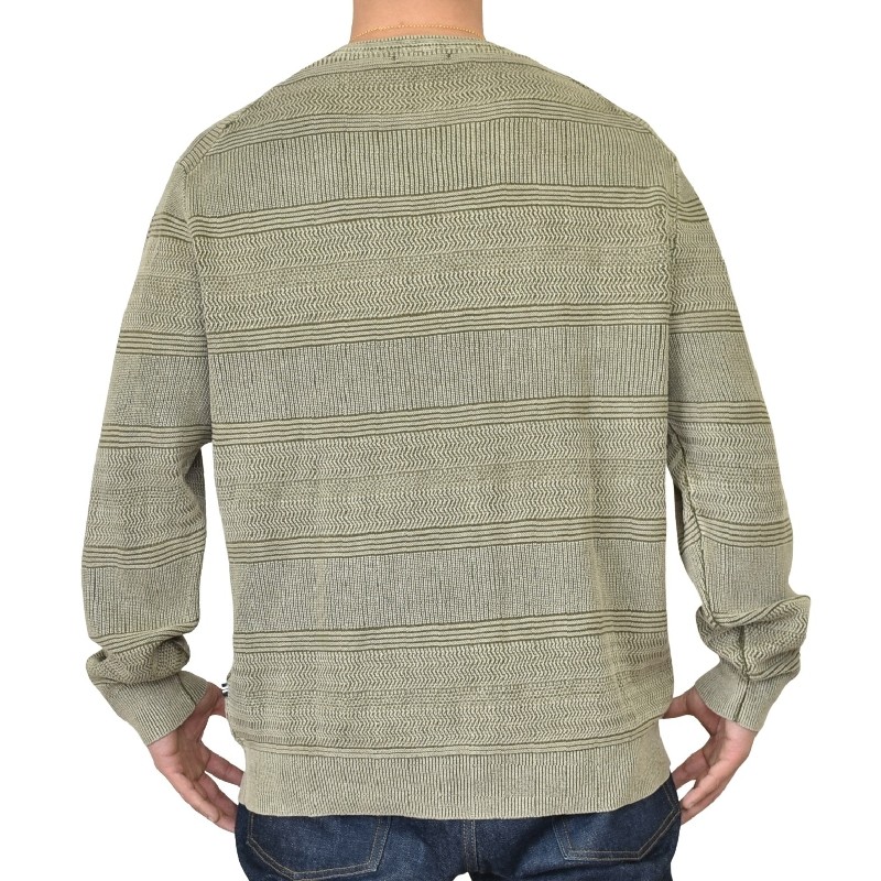 �礭�������� ��� NAUTICA �Ρ��ƥ��� stonewashed crewneck sweater ���ȡ��󥦥��å��� ���롼�ͥå� �������� �˥å� ���ݥ���� XXL XXXL