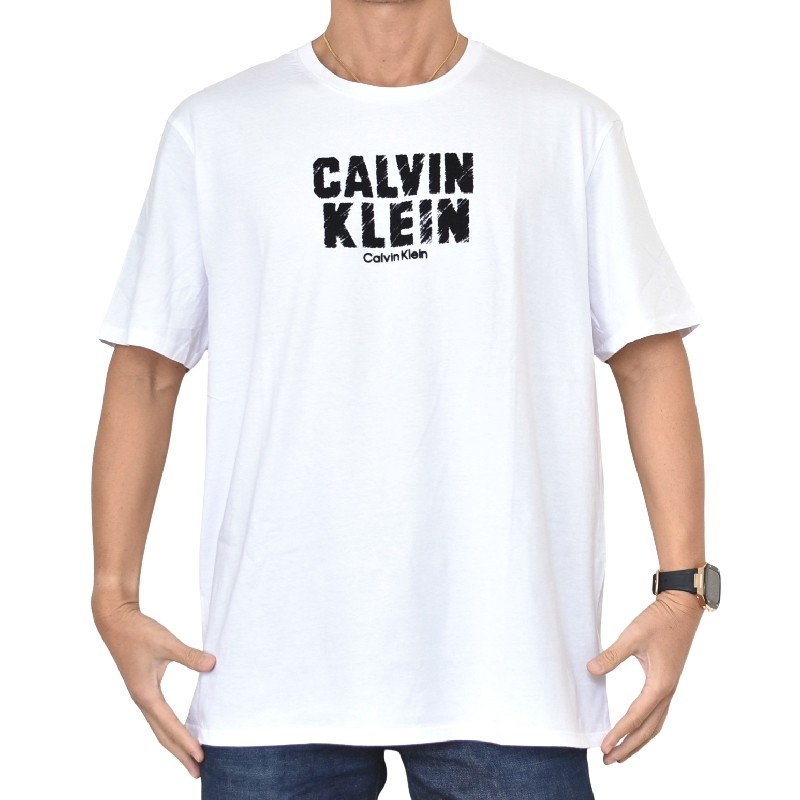 �礭�������� ��� CK Calvin Klein jeans ����Х󥯥饤�󥸡��� ���롼�ͥå� Ⱦµ�ԥ���� �����ץ��� XXL