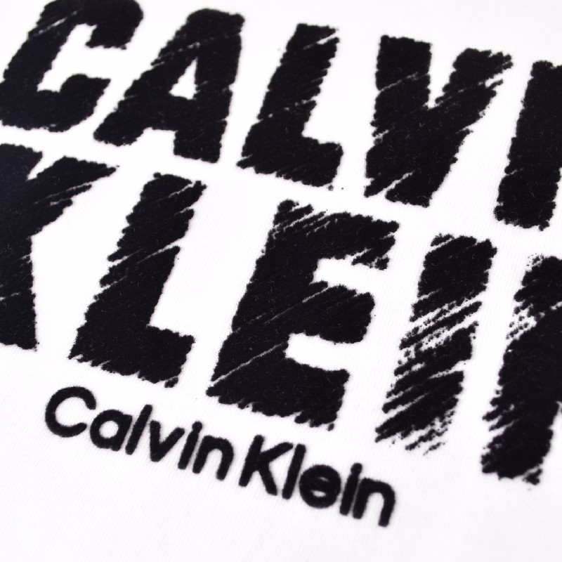 �礭�������� ��� CK Calvin Klein jeans ����Х󥯥饤�󥸡��� ���롼�ͥå� Ⱦµ�ԥ���� �����ץ��� XXL