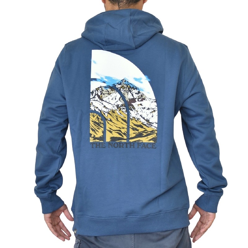 ��SALE�� �礭�������� ��� �Ρ����ե����� �ץ륪���С� �ѡ����� �Хå��ץ��� �� �֥�å� �֥롼 �衼���åѥ�ǥ� THE NORTH FACE SEASONAL GRAPHIC HOODIE XL XXL