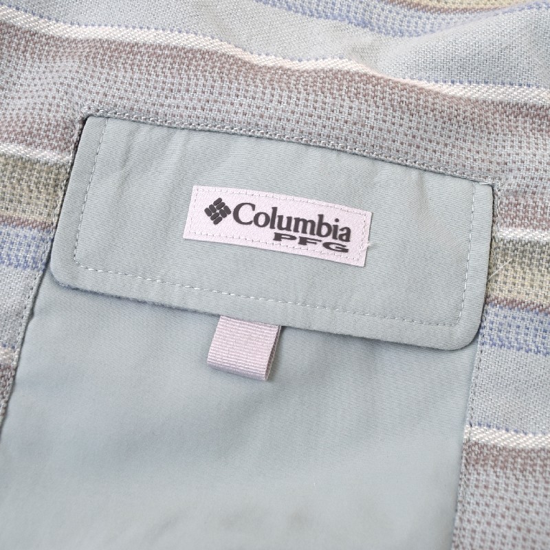 �礭�������� ��� COLUMBIA ������ӥ� Ĺµ����� �ܡ������� USA��ǥ� PFG UNCHARTED OVER SHIRT XL XXL