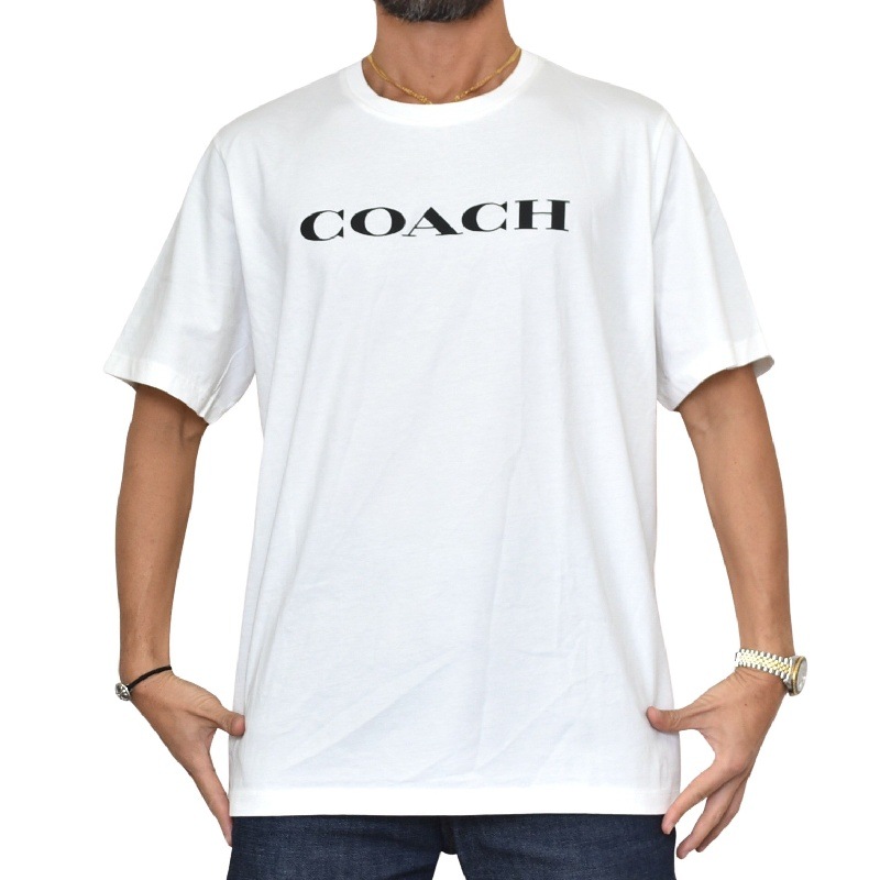 �礭�������� ��� COACH ������ Ⱦµ�ԥ���� ���� �� �� �֥�å� �ۥ磻�� XXL