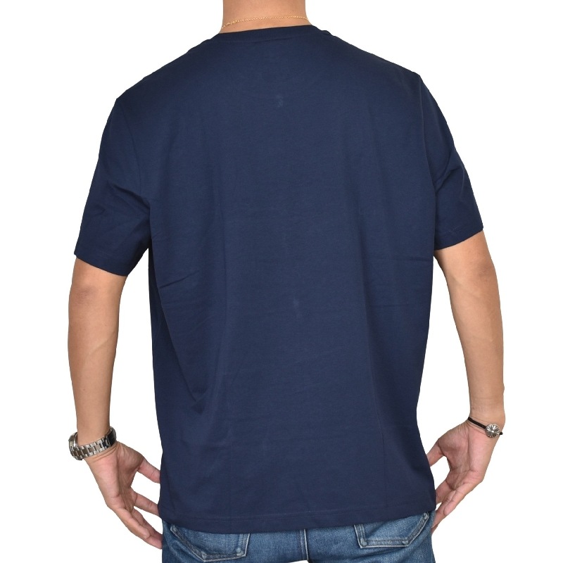 �礭�������� ��� Lacoste �饳���� ���롼�ͥå� Ⱦµ�ԥ���� �֥�å� �� �ͥ��ӡ� REGULAR FIT  XXL