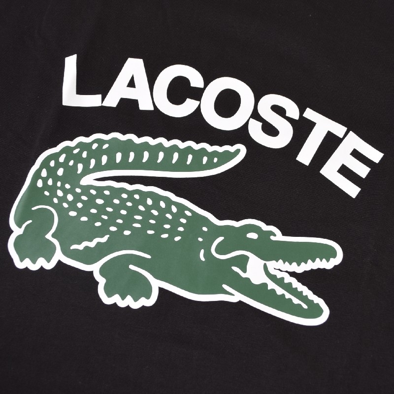�礭�������� ��� Lacoste �饳���� ���롼�ͥå� Ⱦµ�ԥ���� �֥�å� �� �ͥ��ӡ� REGULAR FIT  XXL