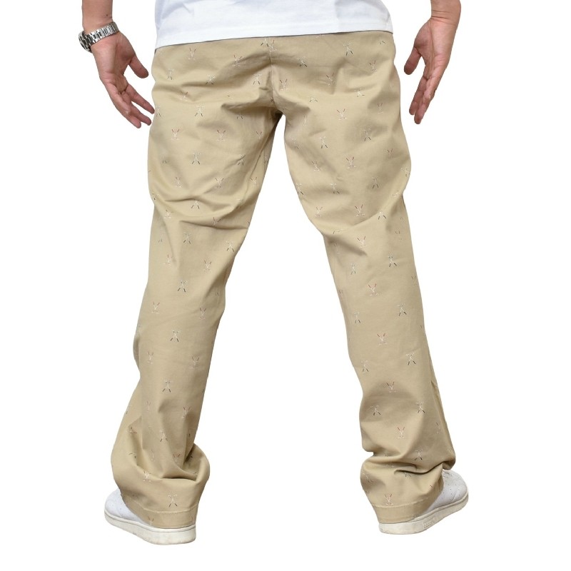 �礭�������� ��� NAUTICA �Ρ��ƥ��� �Ρ����� ���ȥ�å� ���Υѥ� ����եץ��� classic fit golf print deck pant 40 42�����