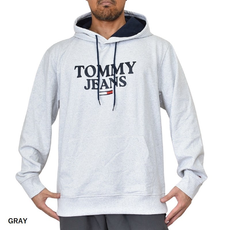 ��SALE���礭����������� TOMMY HILFIGER JEANS �ȥߡ��ҥ�ե����� ������ �������å� �ץ륪���С� �ѡ����� ΢���� ���ݥ���� XL XXL XXXL