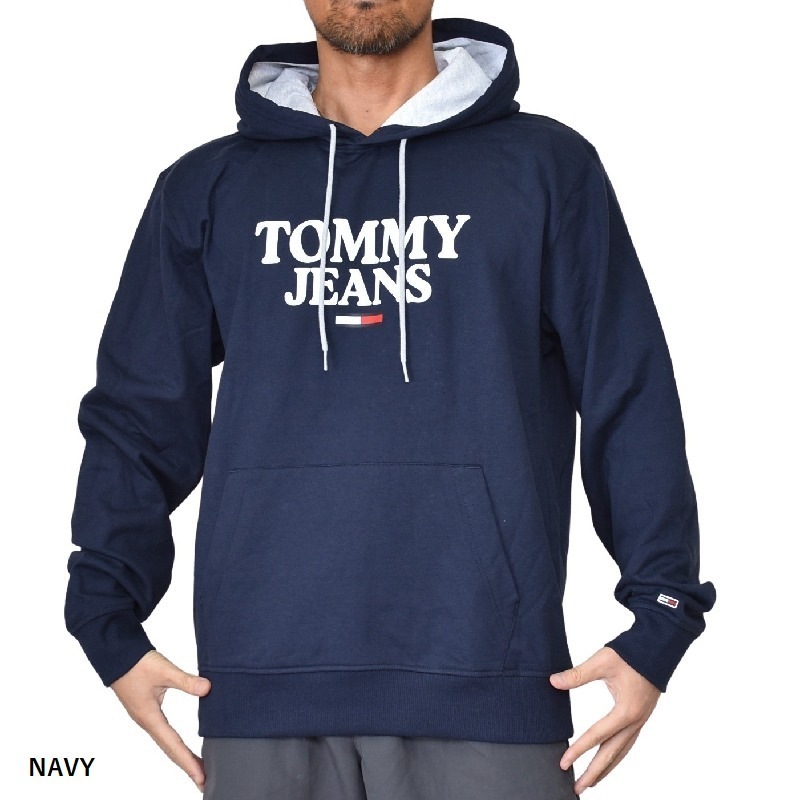 ��SALE���礭����������� TOMMY HILFIGER JEANS �ȥߡ��ҥ�ե����� ������ �������å� �ץ륪���С� �ѡ����� ΢���� ���ݥ���� XL XXL XXXL