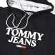 ��SALE���礭����������� TOMMY HILFIGER JEANS �ȥߡ��ҥ�ե����� ������ �������å� �ץ륪���С� �ѡ����� ΢���� ���ݥ���� XL XXL XXXL