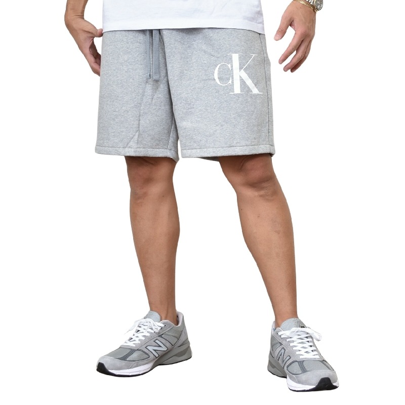 �礭�������� ��� CK ����Х󥯥饤�� Calvin Klein �������å� ���硼�� �ϡ��եѥ�� ���硼�ȥѥ�� ΢�� �� �֥�å� ���졼 XL XXL