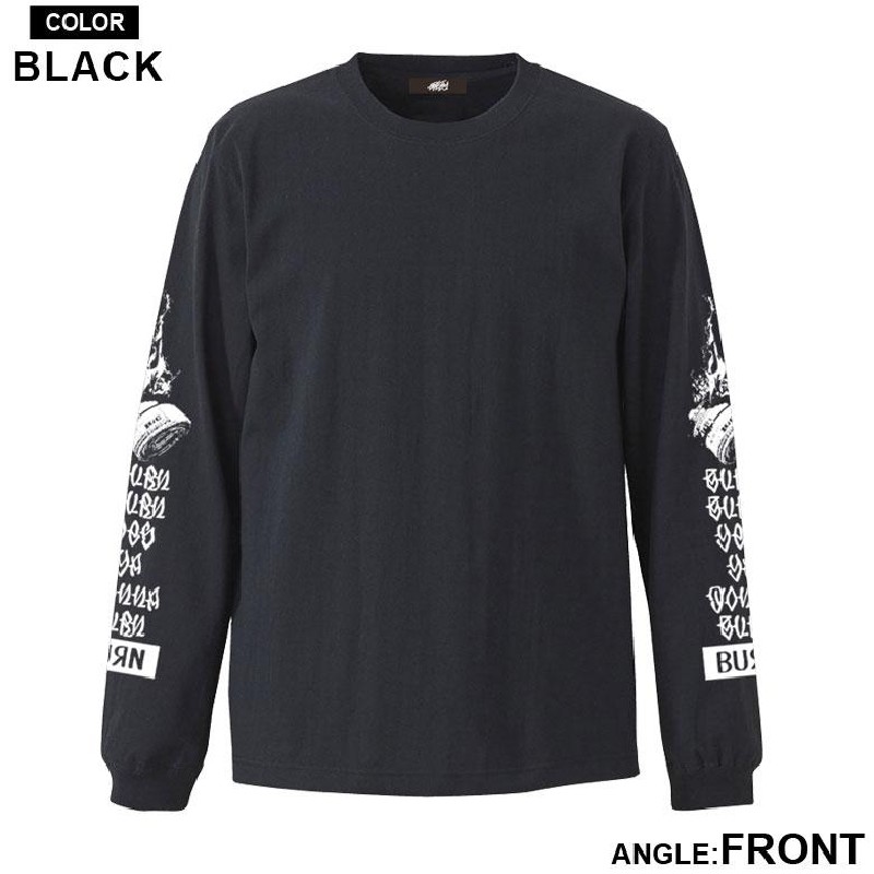 �礭�������� ��� EYEDY �����ǥ��� BURN BURN ����� Ĺµ�ԥ���� �� �֥�å� XXL XXXL