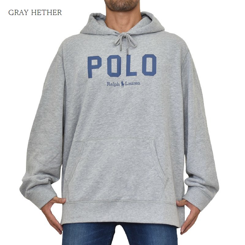 ��SALE�� �礭�������� ��� �ݥ����ե������ POLO RALPH LAUREN �ѡ����� �ץ륪���С� �������å� �ա��ǥ��� ΢���� �ۥ磻�� �� �ԥ� �֥롼 ���졼 XXL
