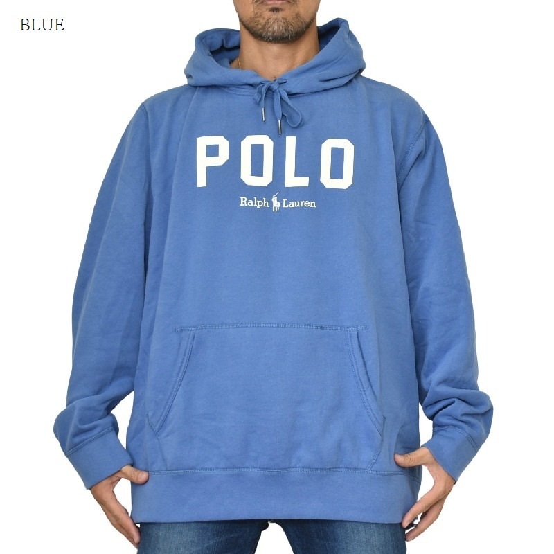 ��SALE�� �礭�������� ��� �ݥ����ե������ POLO RALPH LAUREN �ѡ����� �ץ륪���С� �������å� �ա��ǥ��� ΢���� �ۥ磻�� �� �ԥ� �֥롼 ���졼 XXL