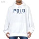 ��SALE�� �礭�������� ��� �ݥ����ե������ POLO RALPH LAUREN �ѡ����� �ץ륪���С� �������å� �ա��ǥ��� ΢���� �ۥ磻�� �� �ԥ� �֥롼 ���졼 XXL