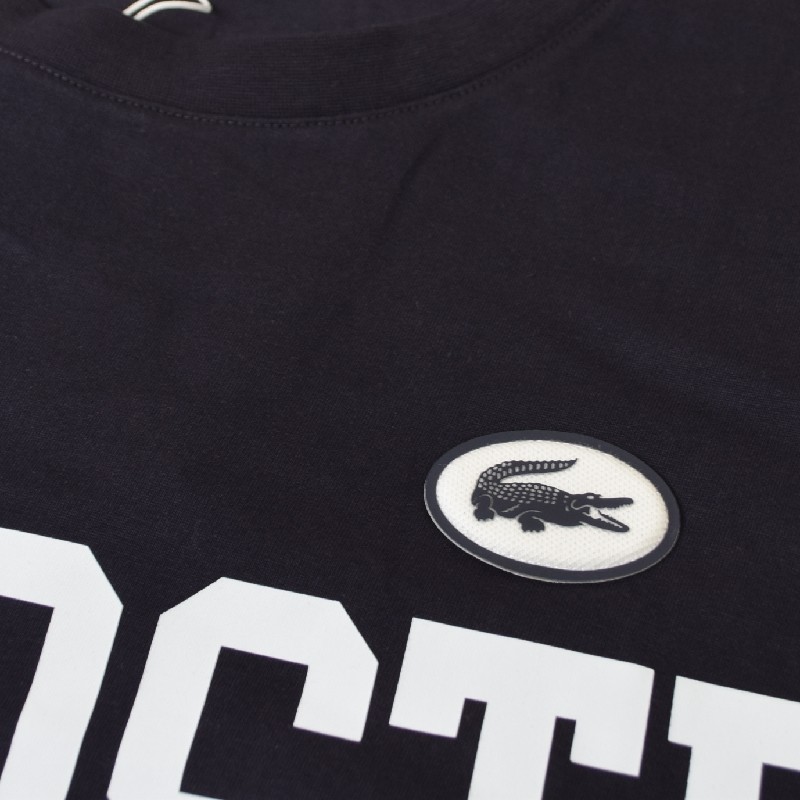 �礭�������� ��� Lacoste �饳���� ���롼�ͥå� Ⱦµ�ԥ���� �ͥ��ӡ� Classic Fit XXL XXXL XXXXL