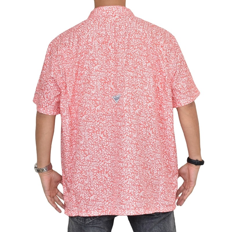 �礭�������� ��� Columbia ������ӥ� Ⱦµ����� UV���å� �ե��å��� ��� ���� PFG Super Slack Tide Camp Shirt XXL