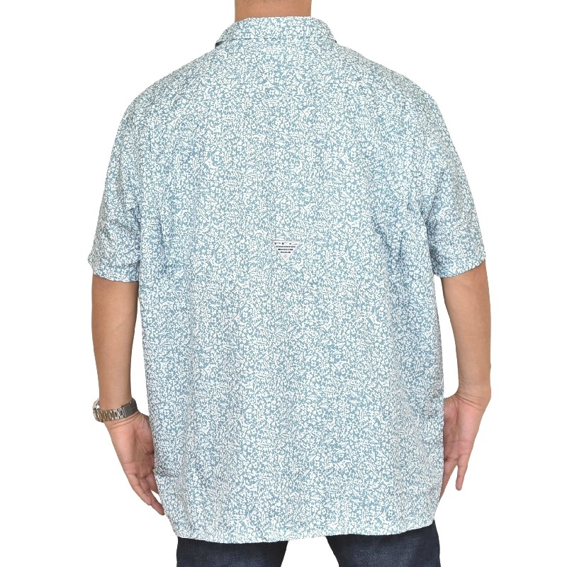 �礭�������� ��� Columbia ������ӥ� Ⱦµ����� UV���å� �ե��å��� ��� ���� PFG Super Slack Tide Camp Shirt XXL
