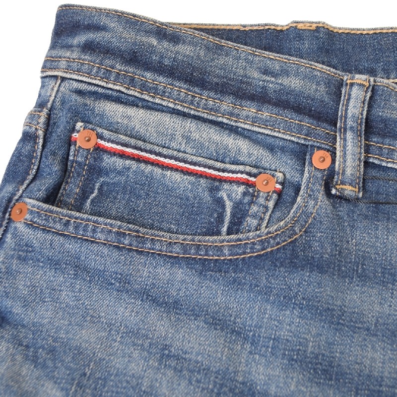 �礭����������� TOMMY HILFIGER �ȥߡ��ҥ�ե����� �ǥ˥�ѥ�� ������ �����ѥ� LOOSE �롼���ե��å� ���� ���ȥ꡼�� ���� 42�����