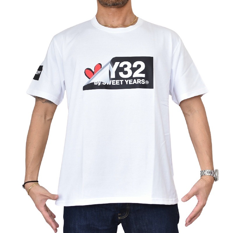 ��SALE�� �礭�������� ��� SY32 by SWEET YEARS ���������ȥ��䡼�� Ⱦµ T����� TURN OVER BOX LOGO TEE XXXL XXXXL [M�� 1/1]