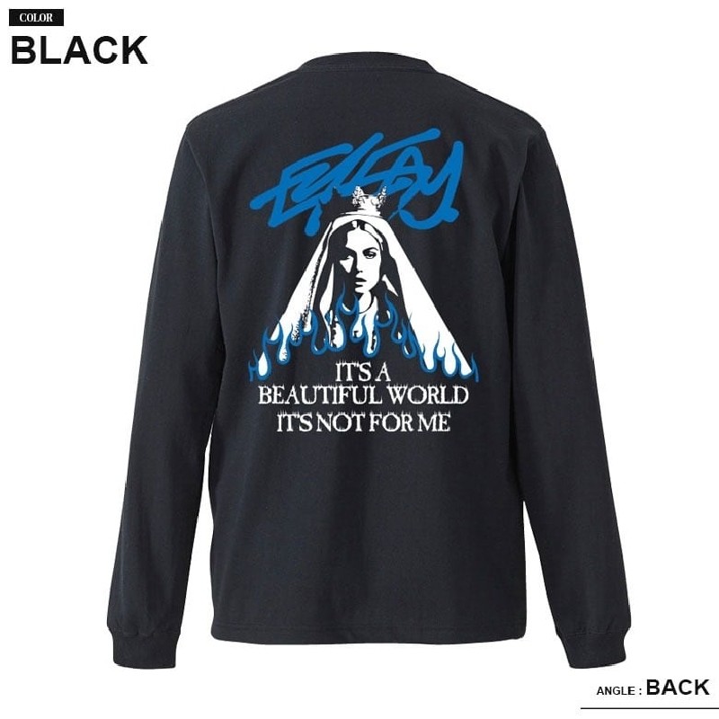 �礭�������� ��� EYEDY �����ǥ��� NOT FOR ME ����� Ĺµ�ԥ���� �� �֥�å� �� �ۥ磻�� XXL XXXL