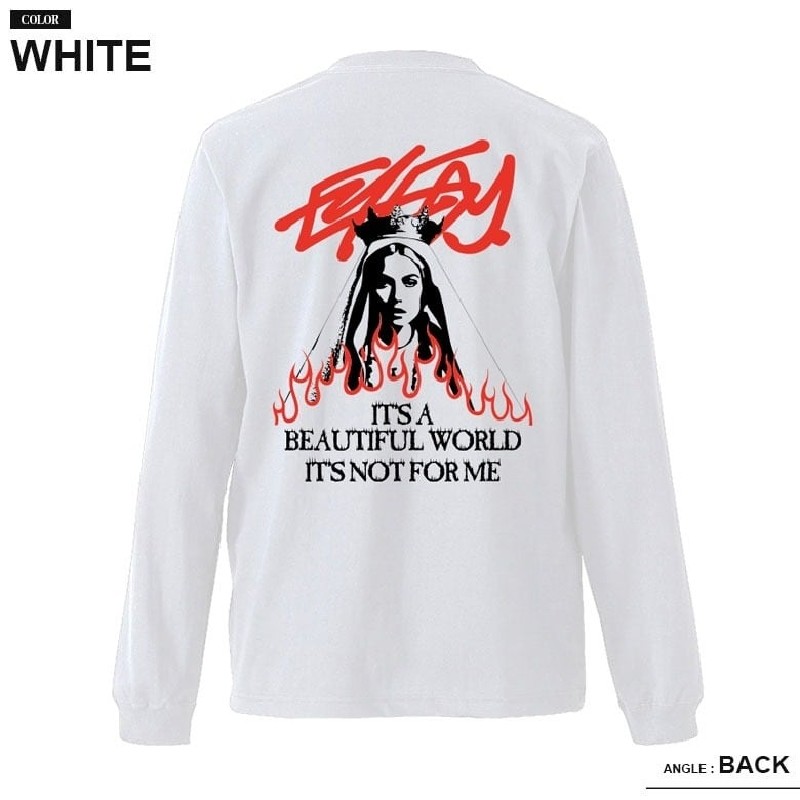 �礭�������� ��� EYEDY �����ǥ��� NOT FOR ME ����� Ĺµ�ԥ���� �� �֥�å� �� �ۥ磻�� XXL XXXL