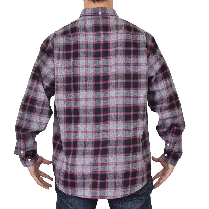 �礭�������� ��� Supreme ����ץ꡼�� Plaid Flannel Shirt �����å� �ե��ͥ� ����� �ܥ�������� XL