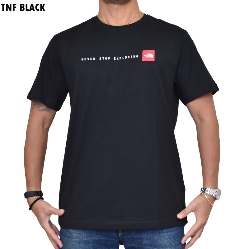 �礭�������� ��� �Ρ����ե����� Ⱦµ �����ץ��� �ԥ���� �衼���åѥ饤�� THE NORTH FACE NEVER STOP EXPLORING TEE XL XXL [TNF-023-K]