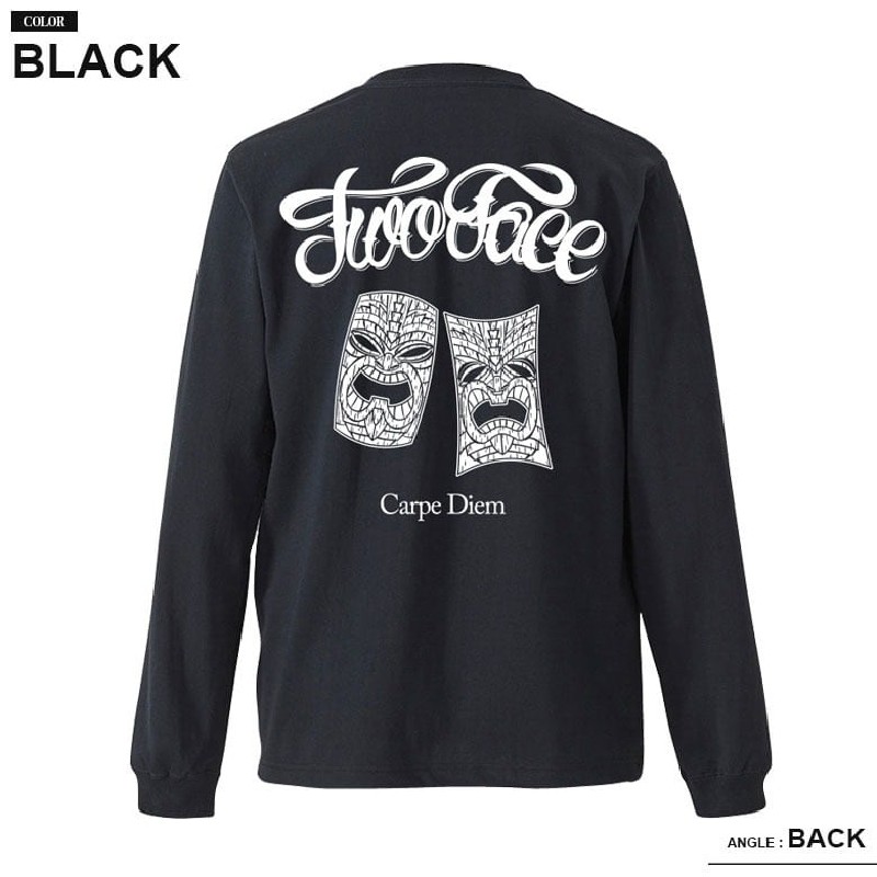 �礭�������� ��� EYEDY �����ǥ��� TWO FACE TIKI ����� Ĺµ�ԥ���� �� �֥�å� �� �ۥ磻�� XXL XXXL