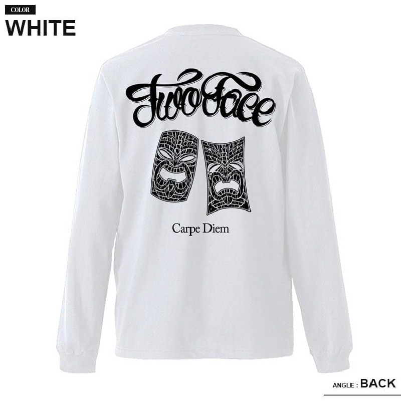 �礭�������� ��� EYEDY �����ǥ��� TWO FACE TIKI ����� Ĺµ�ԥ���� �� �֥�å� �� �ۥ磻�� XXL XXXL