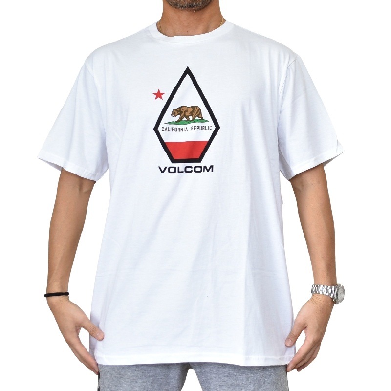 SALE 礭  VOLCOM ܥ륳 Ⱦµץ ԥ  ֥å  ۥ磻 USAǥ XL XXL XXXL [M 1/1]