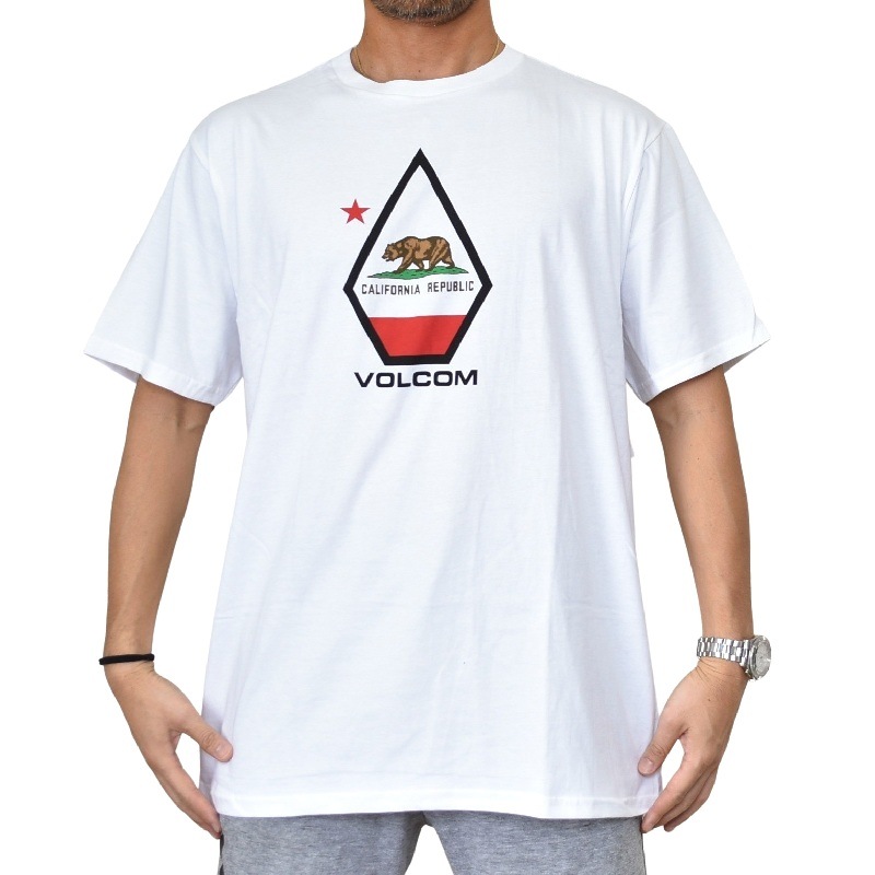 礭  VOLCOM ܥ륳 Ⱦµץ ԥ  ֥å  ۥ磻 USAǥ XL XXL XXXL [M 1/1]